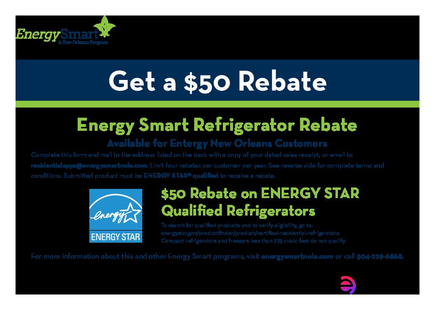 Energy Refrigerator Rebate